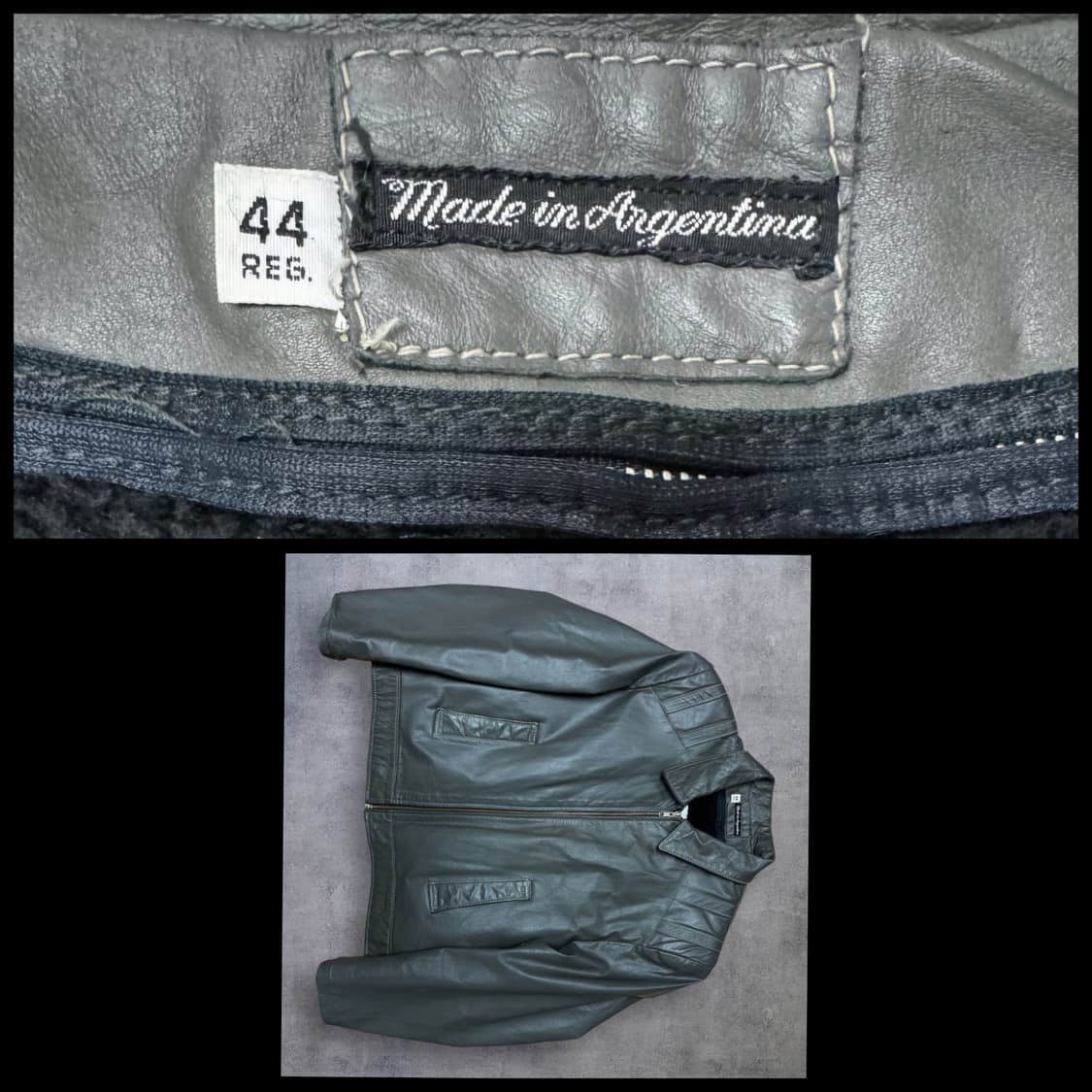 80s, argentina 시어스 가죽자켓 상품이미지1