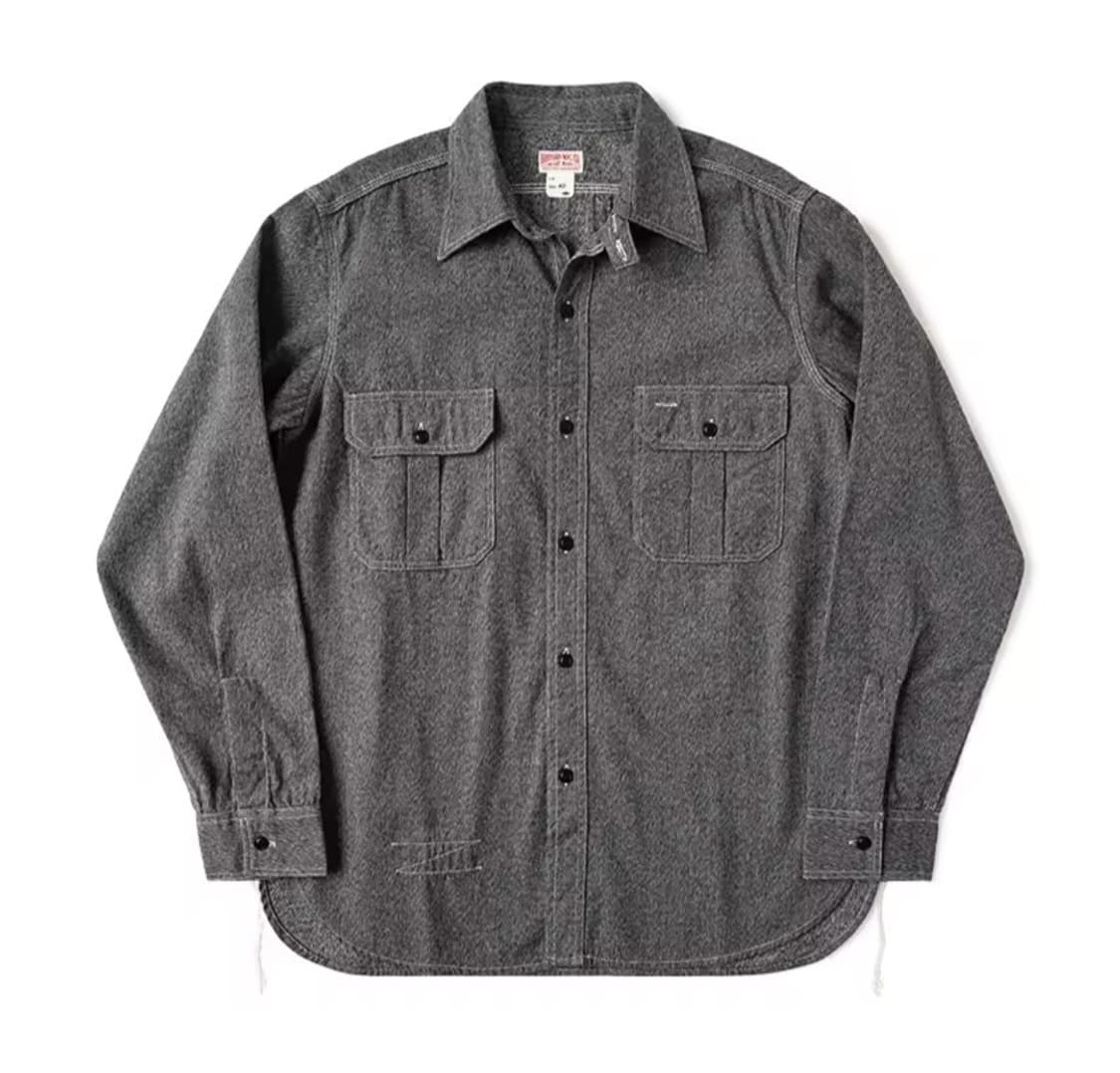 [새상품]브론슨 샴브레이 셔츠(105) 상품이미지2