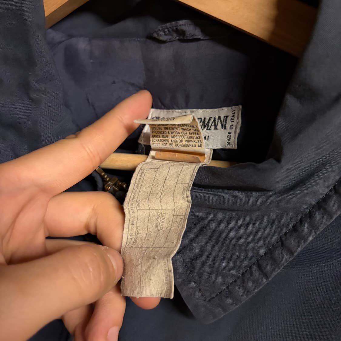 90S GIORGIO ARMANI LAMPO 3 POCKET JACEKT 상품이미지10