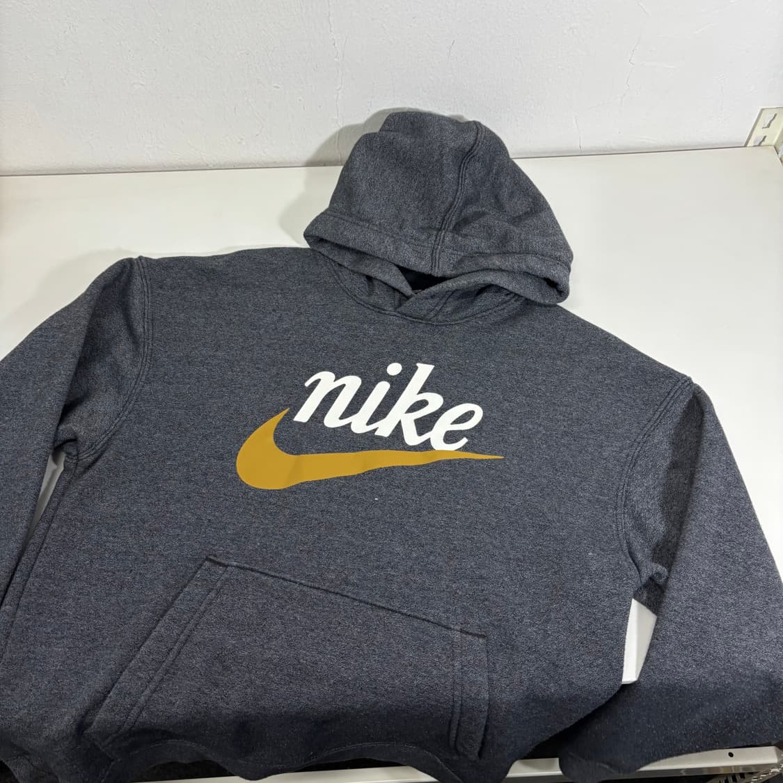 95 M 나이키 진그레이 빅로고 면 후드티 남여공용 상품이미지1