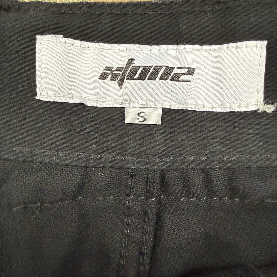 (S)엑스톤즈 XTONZ 디테일 와이드 팬츠(블랙) 상품이미지2