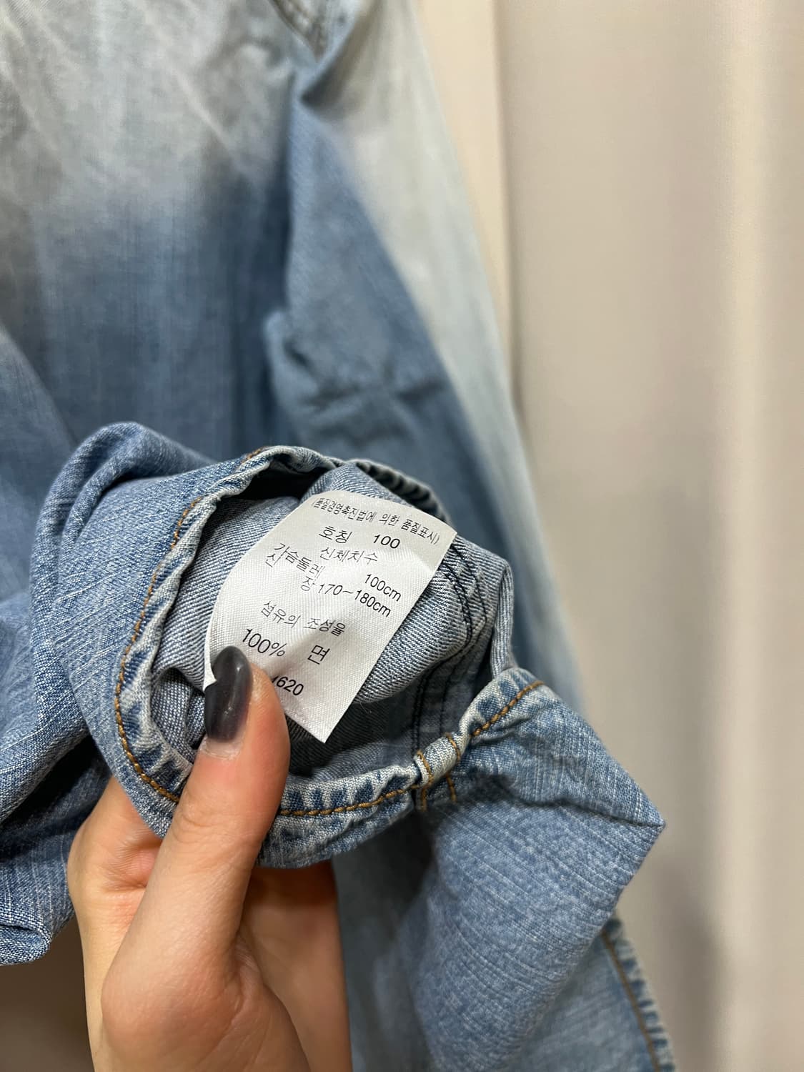 리바이스 워시드 데님 셔츠 상품이미지6