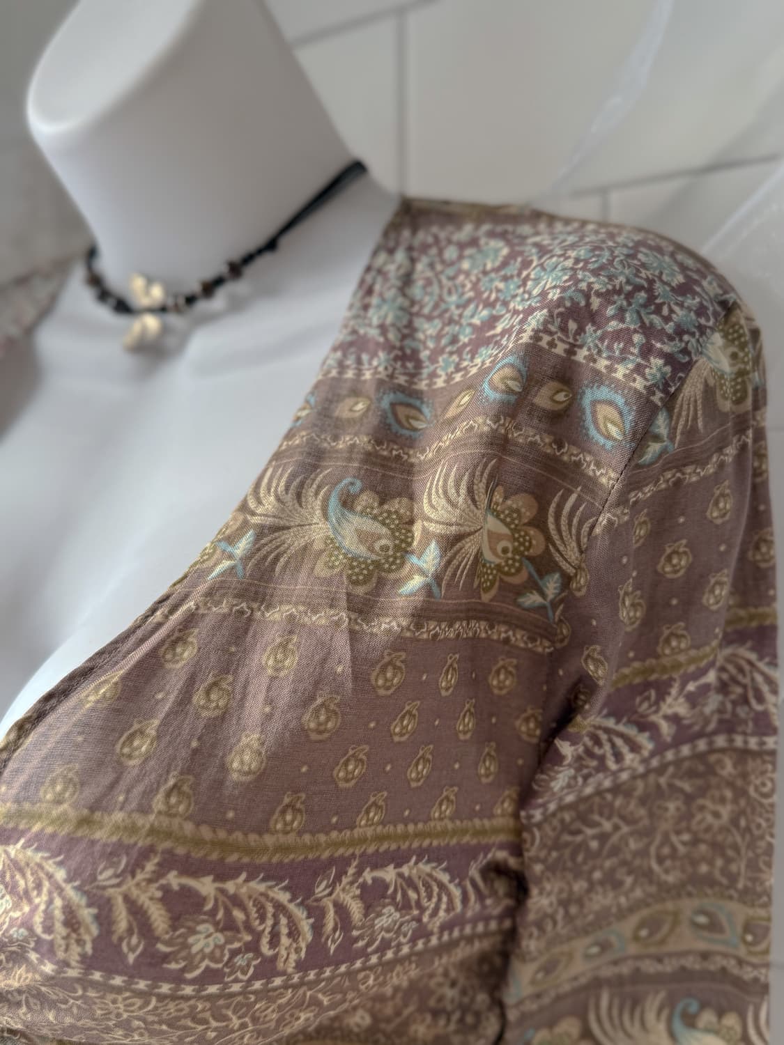 Paisley No-Button Cardigan 0298 상품이미지2