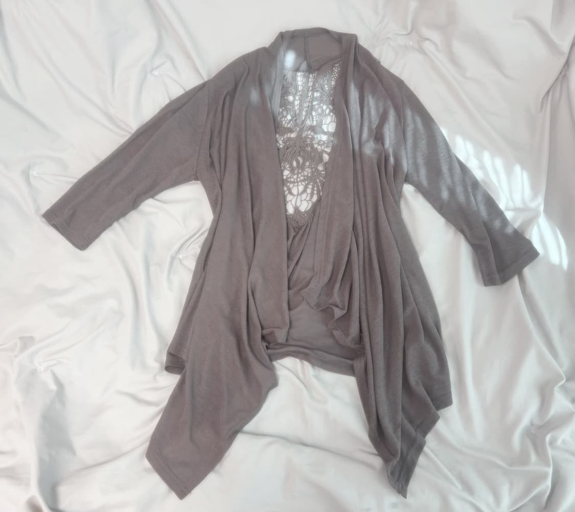 빈티지 뮤트 타로밀크티 하구미 코디 세트 모리걸 어스뮤직 상품이미지7