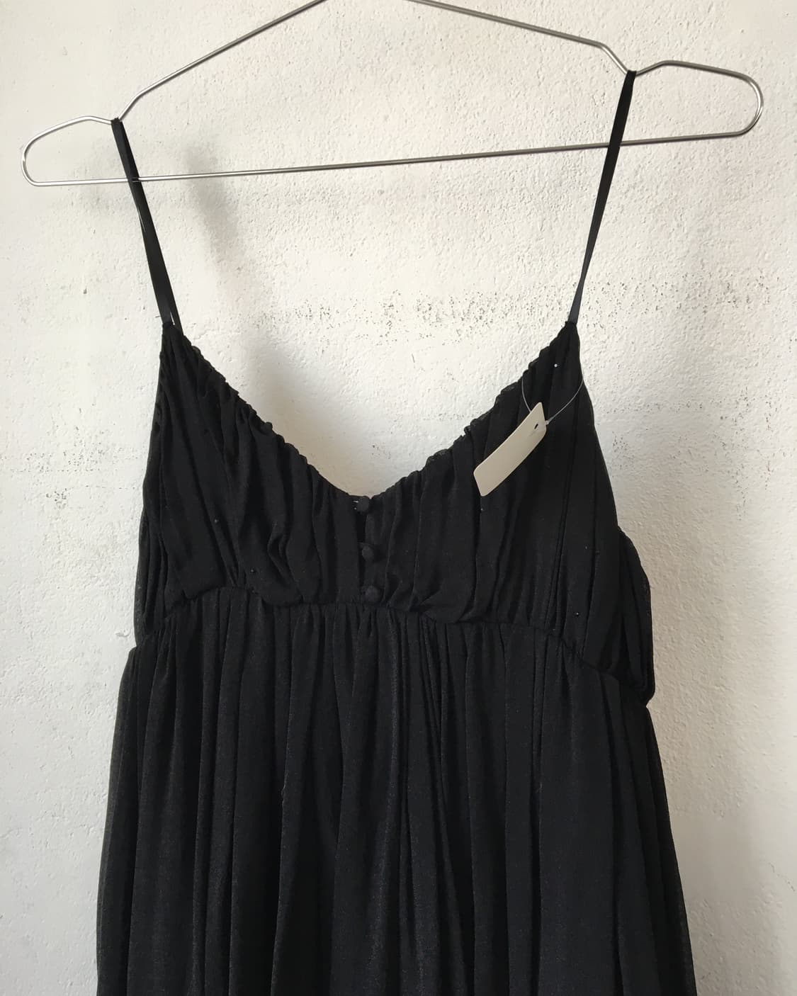 Shirring lace trimming sleeveless onepei 상품이미지5