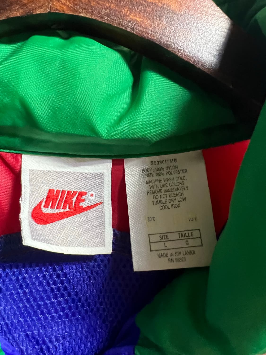 빈티지 90년대 나이키 션우더스푼 윈드자켓 상품이미지4