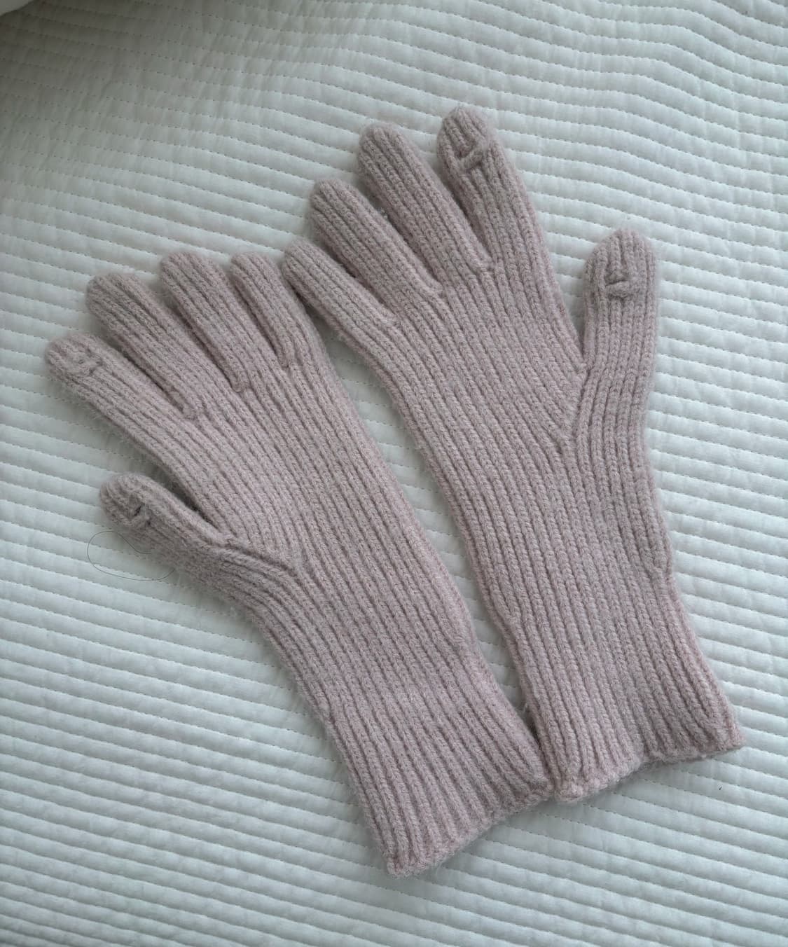 벤시몽 핑거홀 핑크 장갑팝니다 상품이미지3