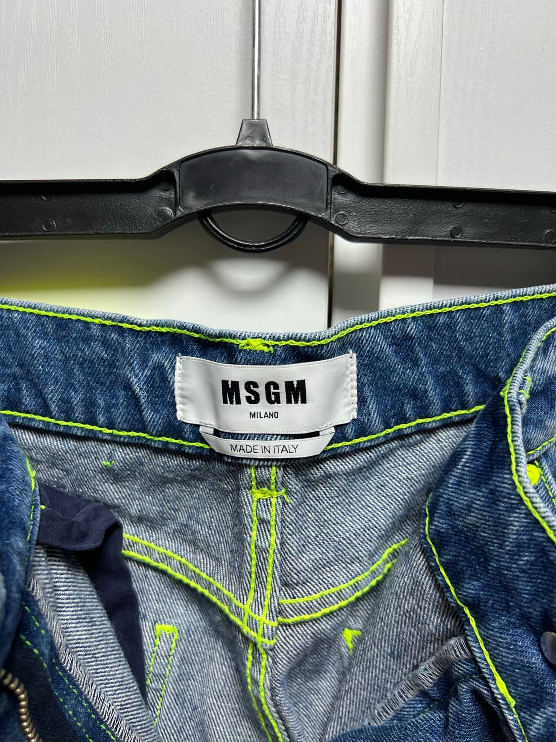 msgm 로고 데님팬츠 청바지 바지 상품이미지6