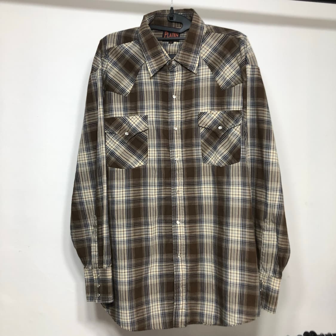 90s PLAINS 플레인즈 웨스턴 셔츠  상품이미지2
