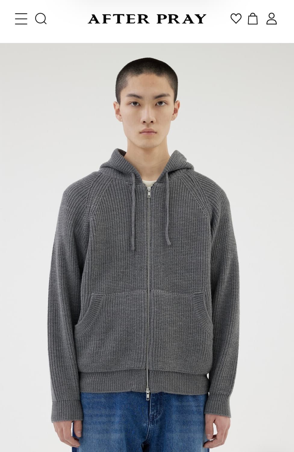 애프터프레이 컴포트 후디 니트 상품이미지3