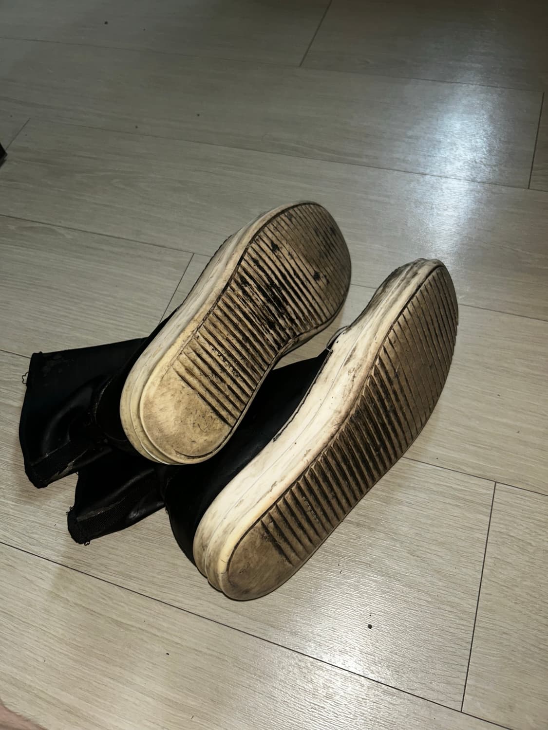 릭오웬스 레더 삭스 상품이미지4