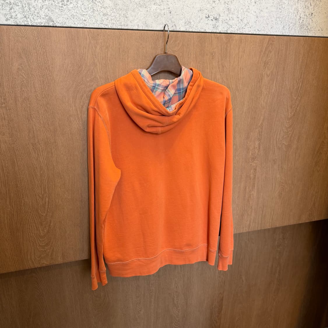 폴로 랄프 로렌 후드 집업 로고 자수 디테일 레귤러핏 오렌지 상품이미지2