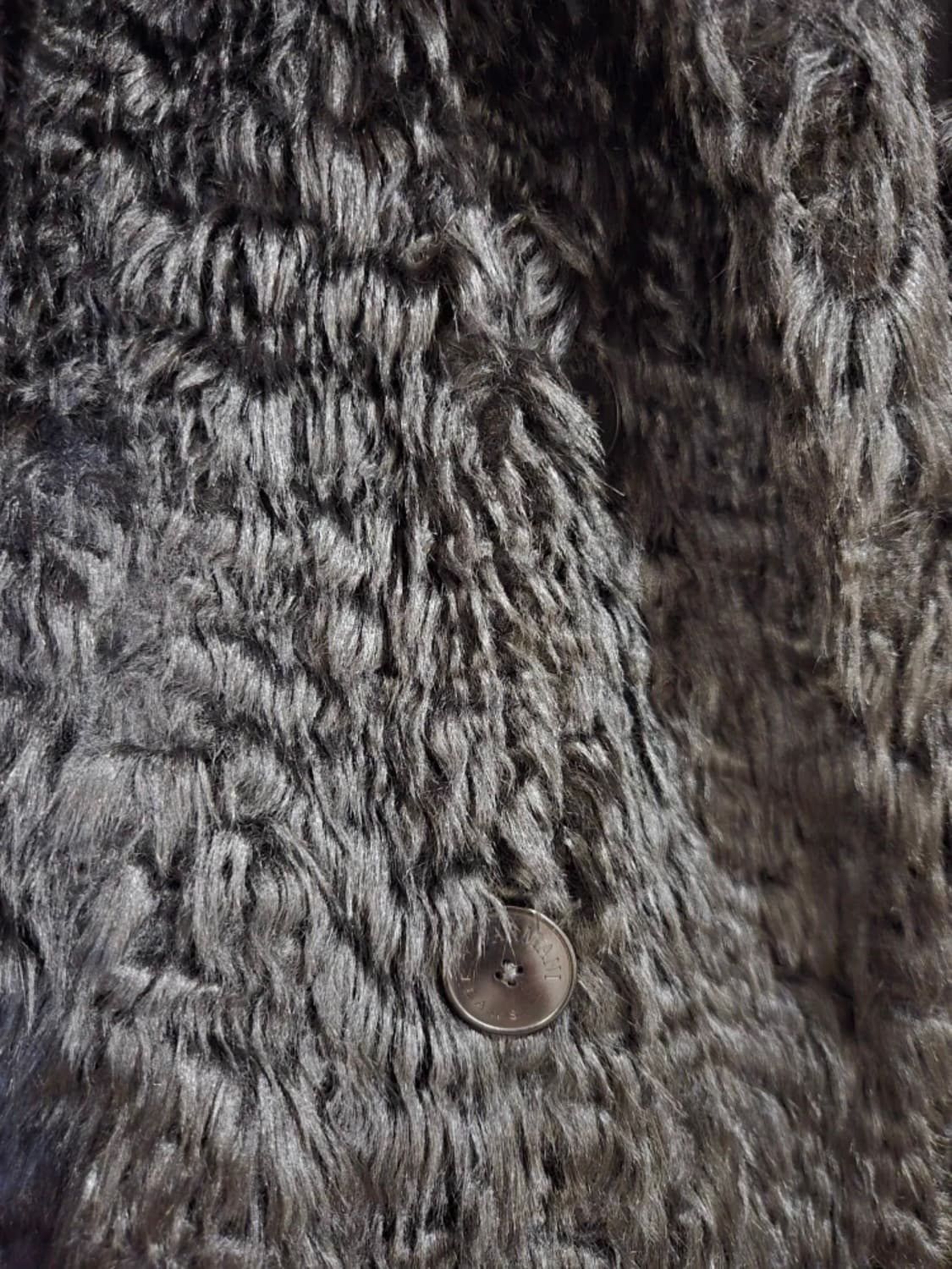 Armani jeans black fur jacket 상품이미지3