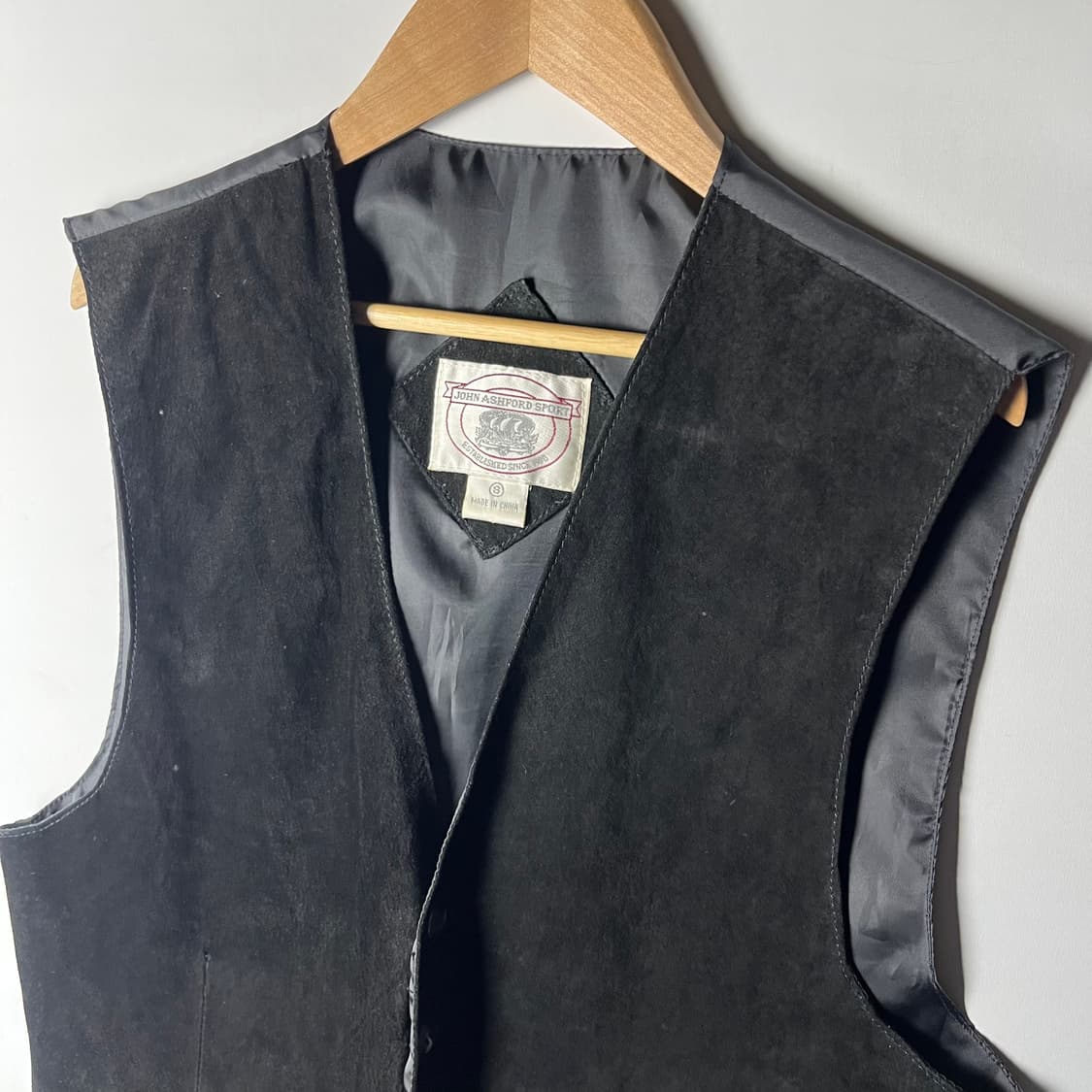 [JPN] 빈티지 스웨이드 레더 베스트 상품이미지2