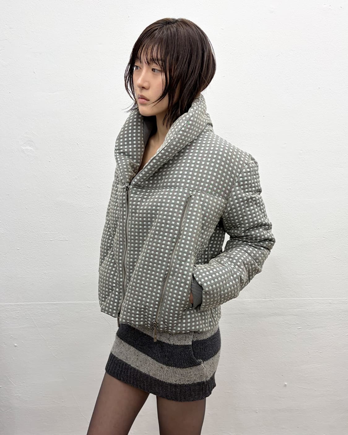 조르지오 아르마니 스퀘어 도트 패딩 상품이미지4