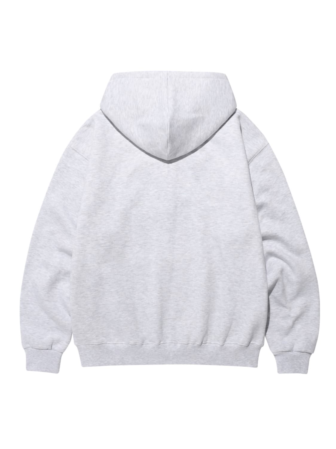 아메드 월드와이드 빅타이포 후드티 그레이 기모 s 상품이미지2