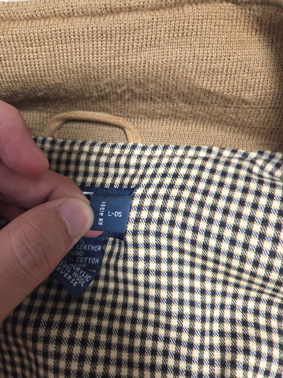 폴로 90s 스웨이드 헤링턴 자켓 L 상품이미지5