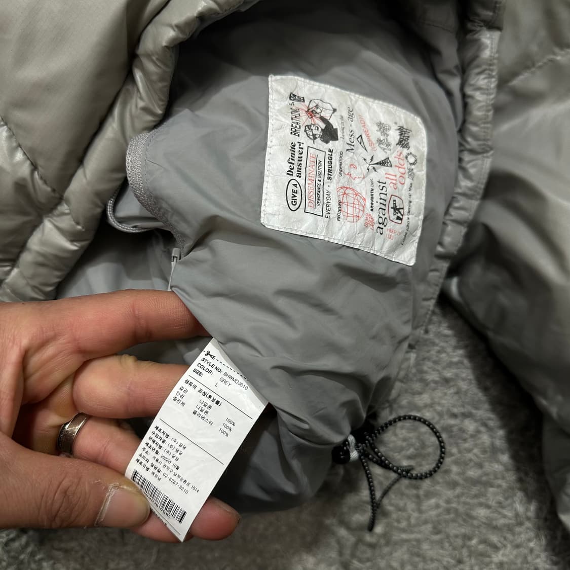 [100] 브라운브레스 나일론패딩 상품이미지5