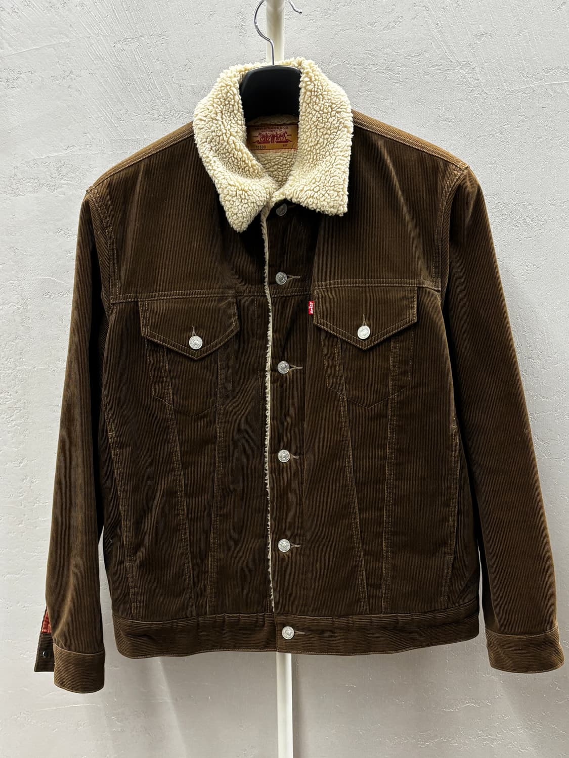 리바이스 브라운 코듀로이 쉐르파 자켓 L 상품이미지2