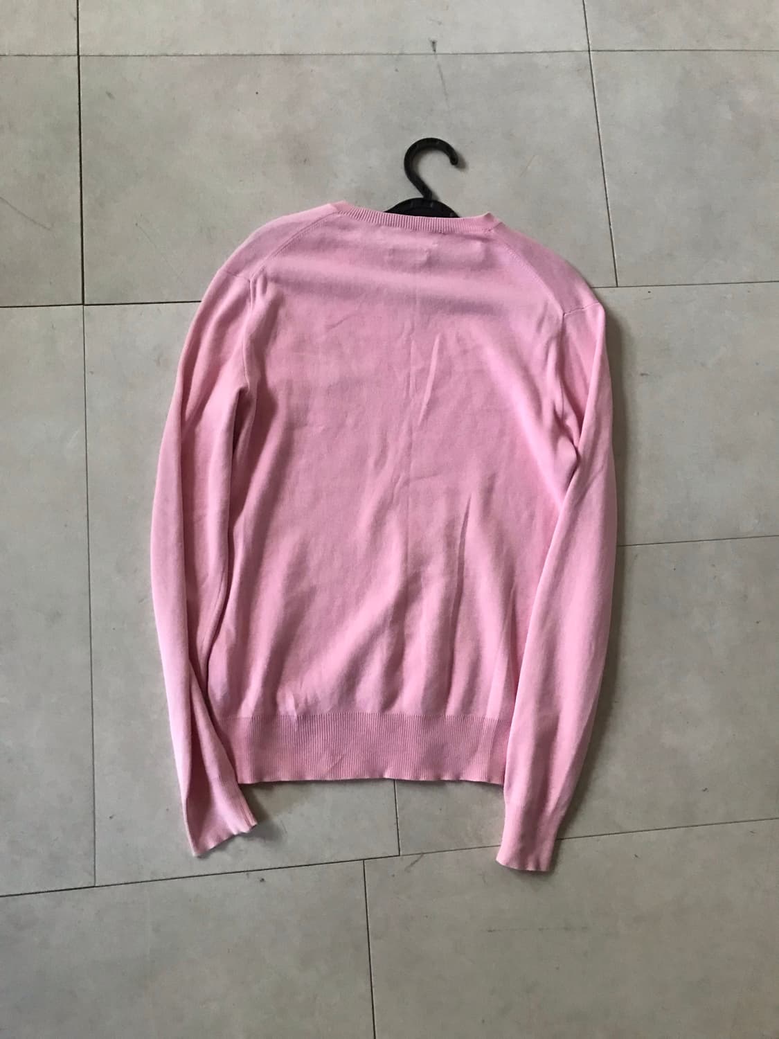 폴로 연핑크 니트 상품이미지10