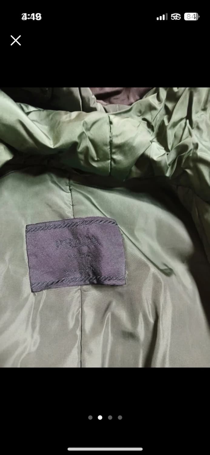 프라다 경량 롱 점퍼 상품이미지2