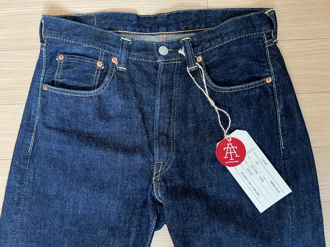 [30] 풀카운트 1101W 데님 청바지 상품이미지2