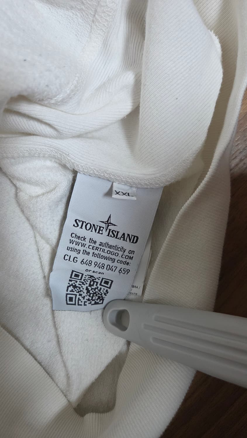 스톤아일랜드 화이트 맨투맨  상품이미지7