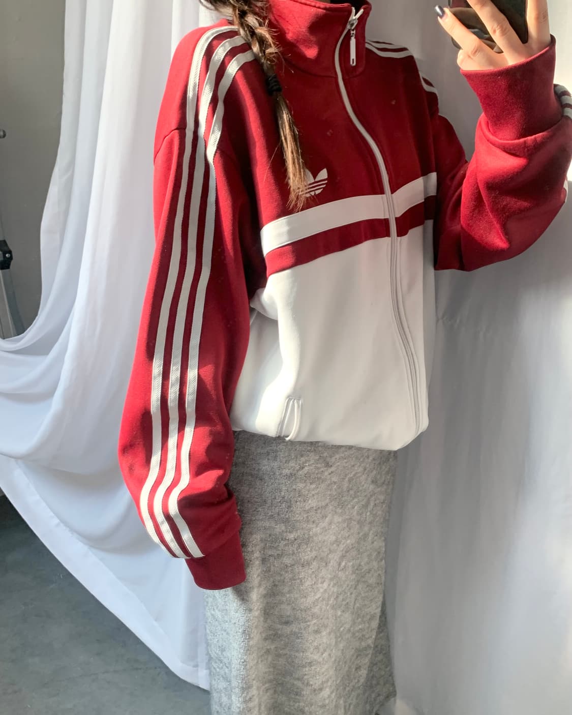 Adidas 아디다스 구파이어버드 버건디컬러 트랙탑 상품이미지2