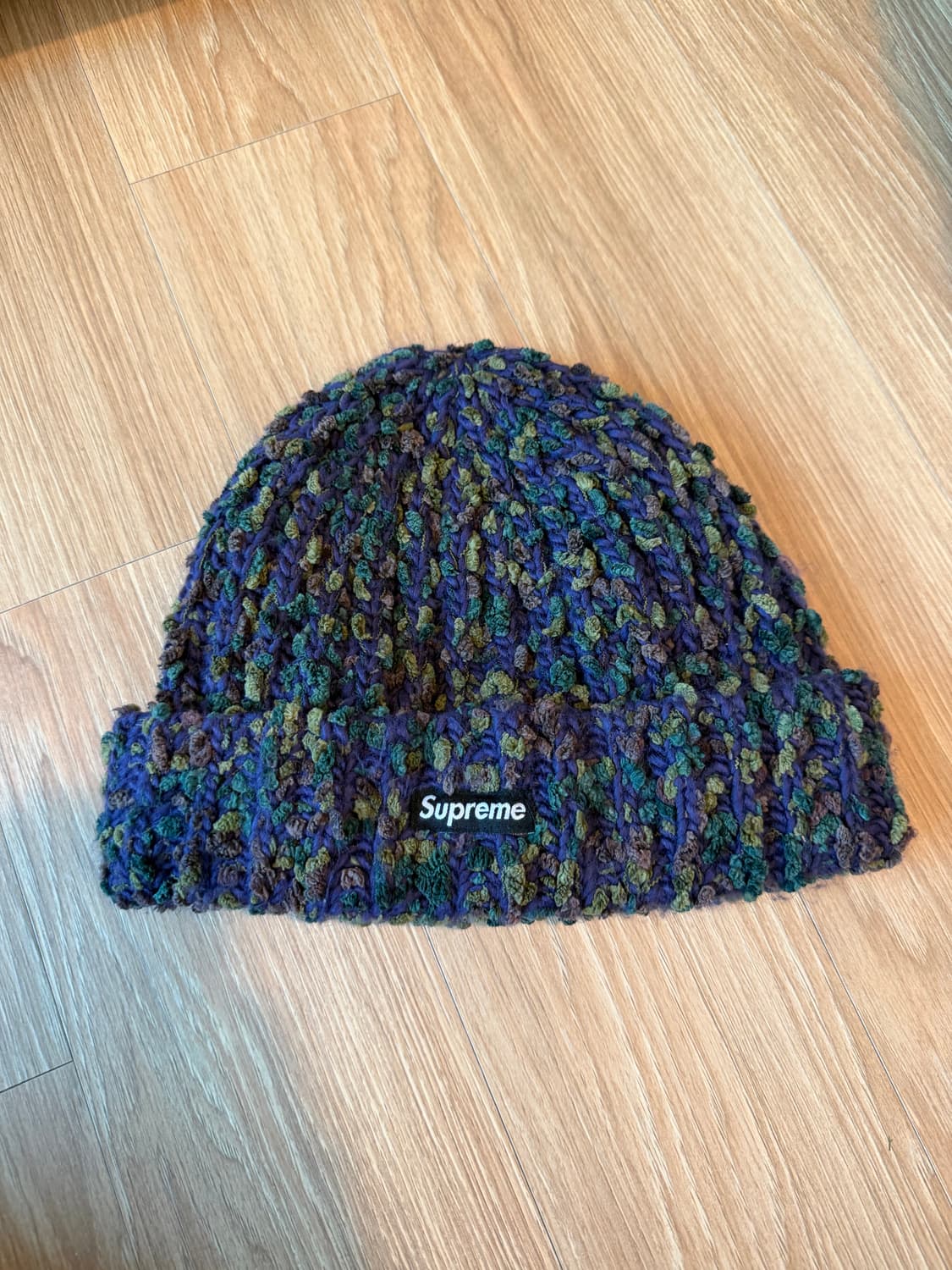 (os) 슈프림 쉐닐 비니 퍼플 상품이미지1