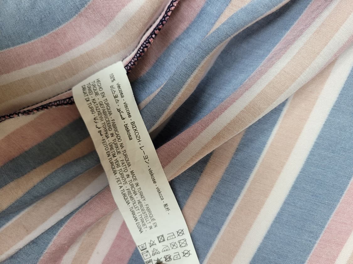 자라 ZARA 남자 스트라이프 셔츠 110 오렌지 상품이미지10