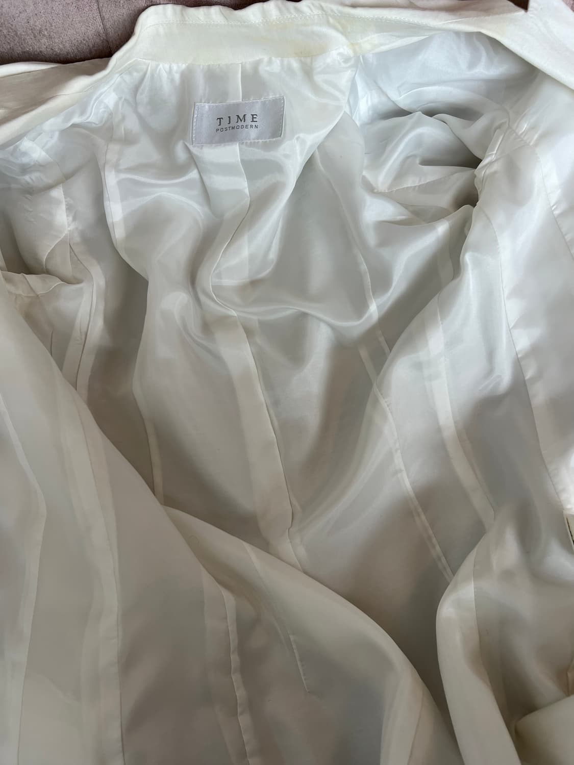 타임 여성 아이보리 린넨자켓 싱글자켓 상품이미지7