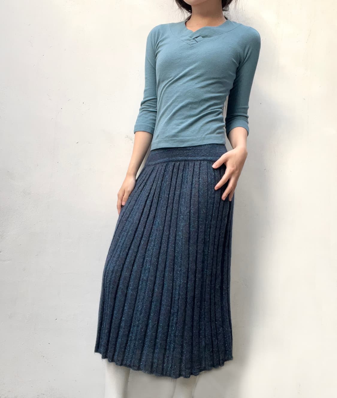Blue pearl skirt 상품이미지4