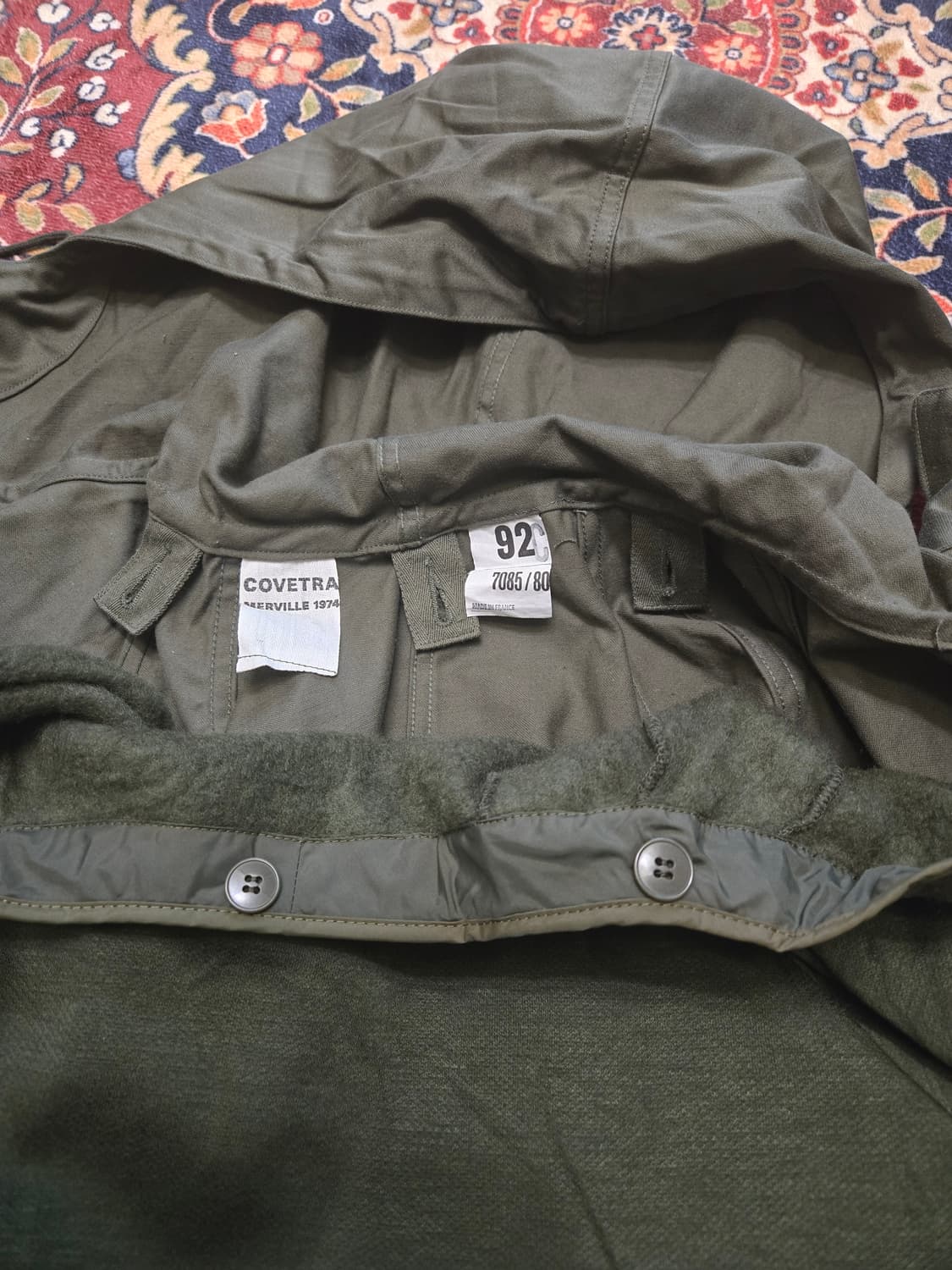 [70's Original] 프랑스군 M64 필드 파카 새상품 상품이미지7