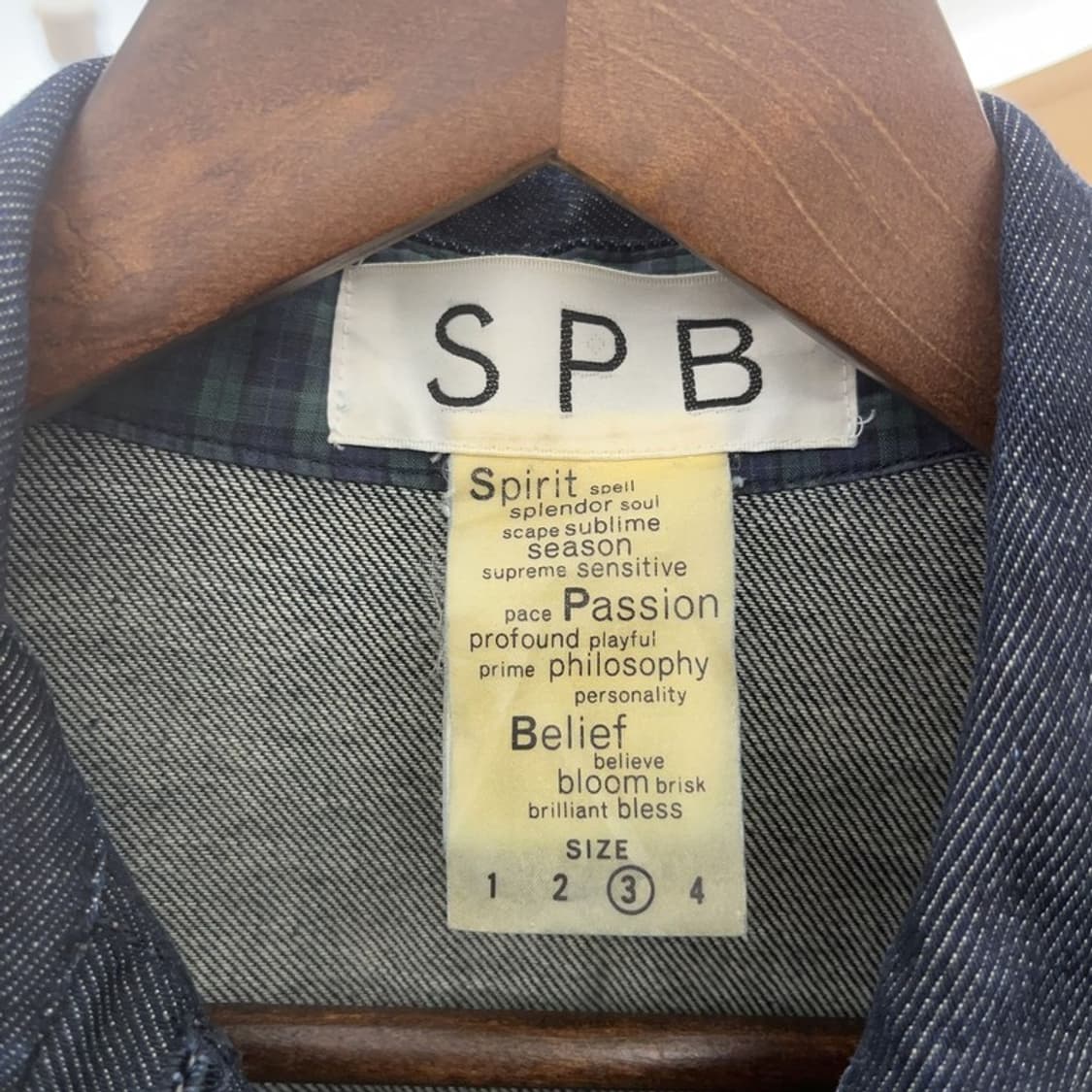 에스피비 SPB 빈티지 모던시크 슬림핏 데님자켓 3 C08007 상품이미지5