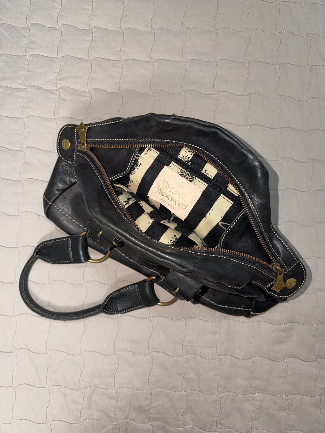 비비안 웨스트우드 빈티지 블랙 숄더백 상품이미지3