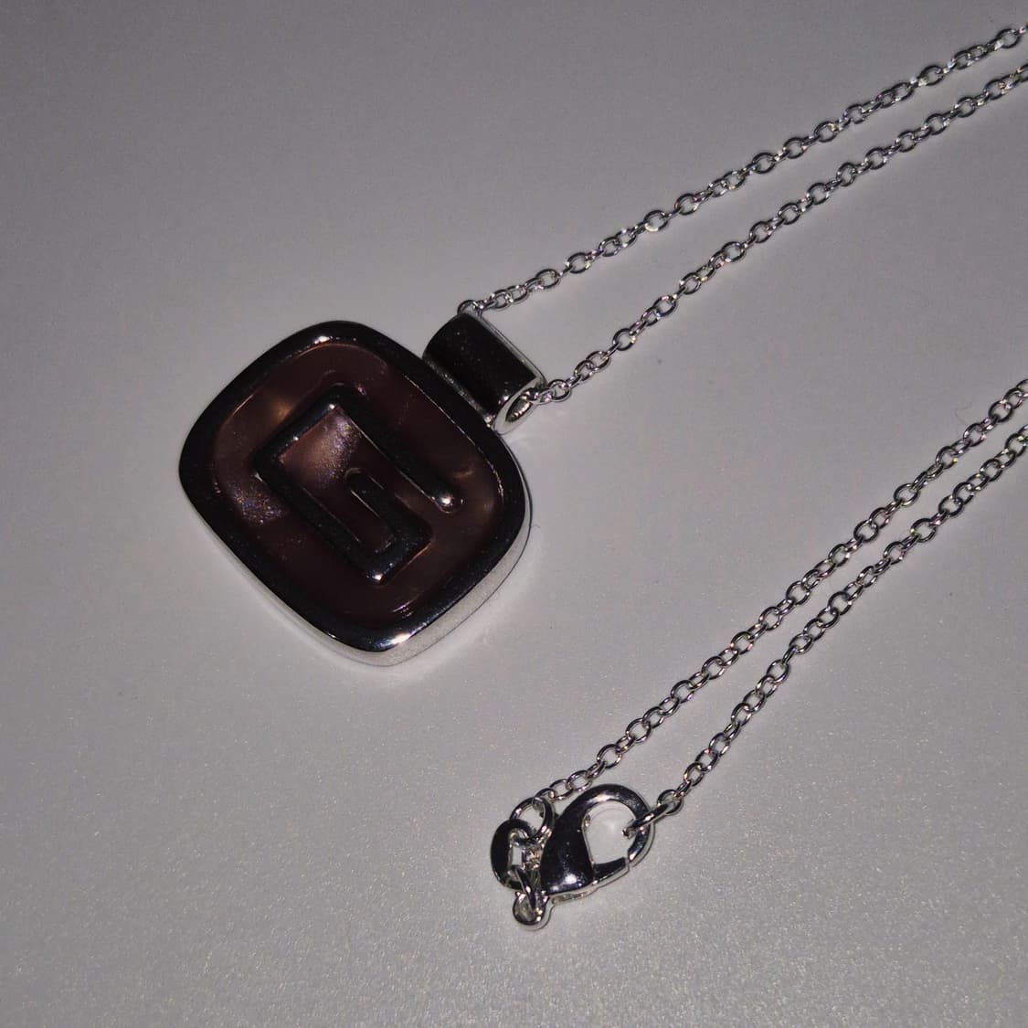 80s 지방시 아발론 자개 실버925 빈티지 목걸이 상품이미지9