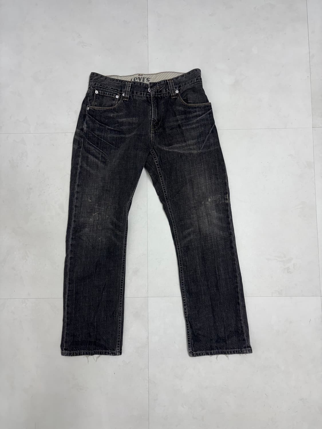 LEVIS BACK POCKET WASHED BLACK 상품이미지8