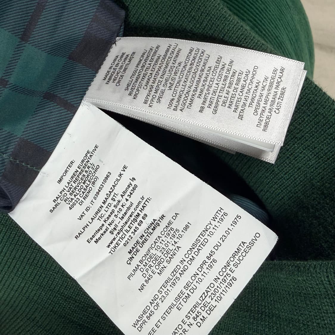 폴로 스포츠 코듀로이 패딩 자켓 상품이미지4