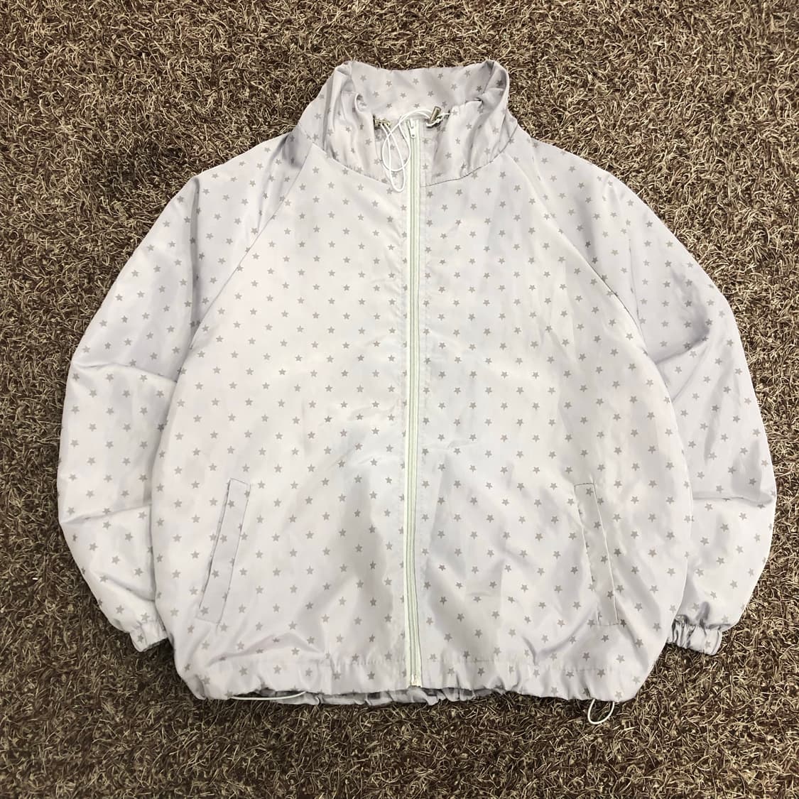 빈티지 별 패턴 바람막이 자켓 상품이미지1