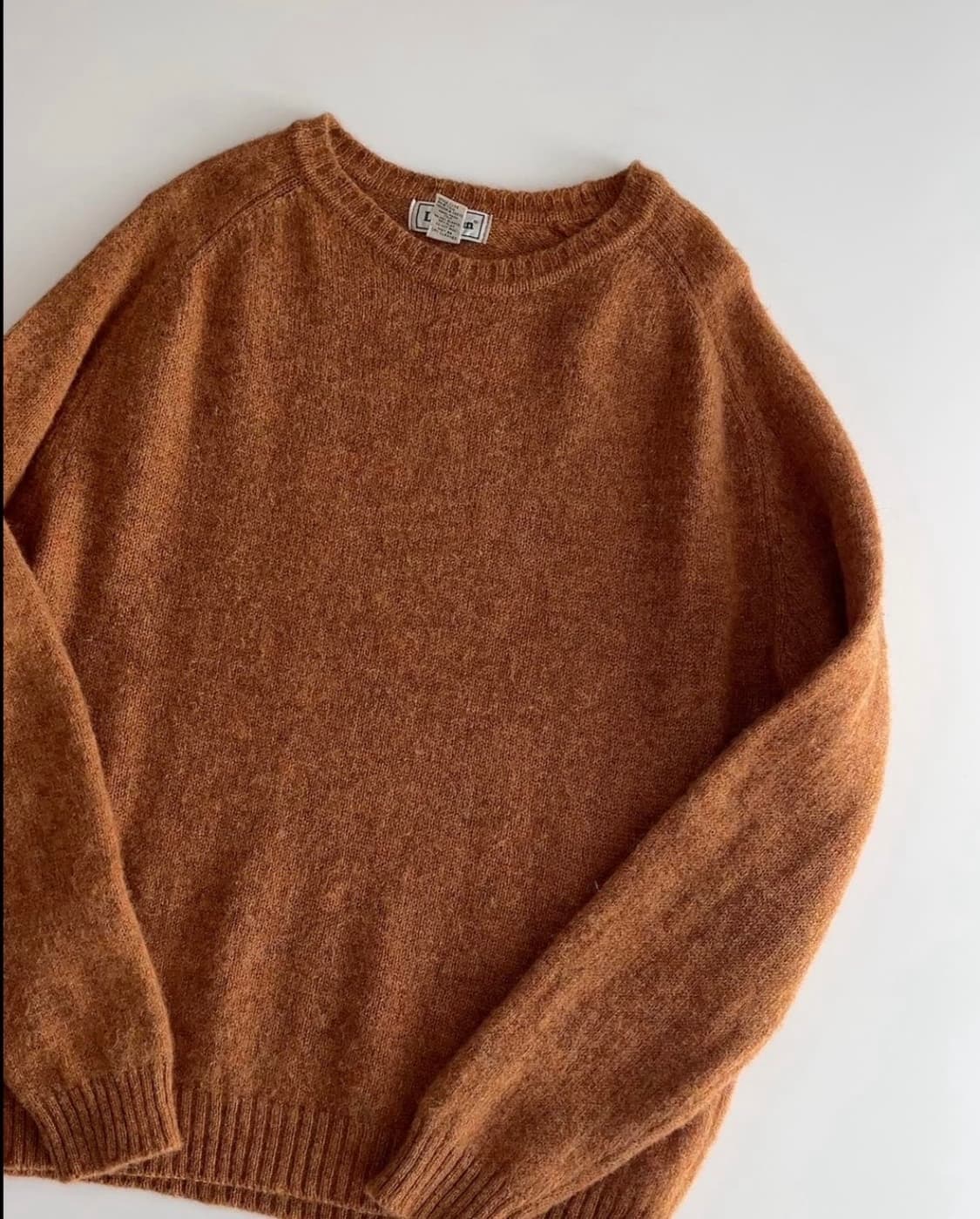 엘엘빈 뉴질랜드 울 니트 스웨터 (스코트랜드 제조) L ~ XL 상품이미지3