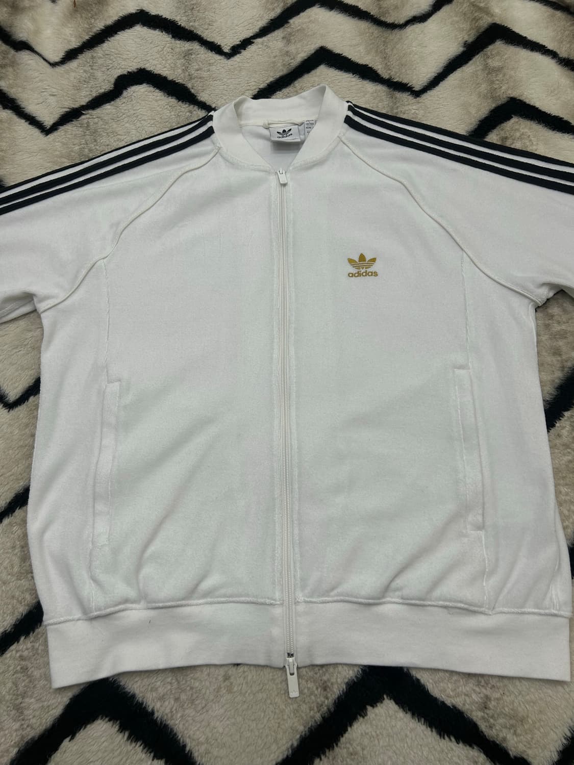 [L]아디다스 SST 테리재질 트랙탑/화이트 상품이미지2