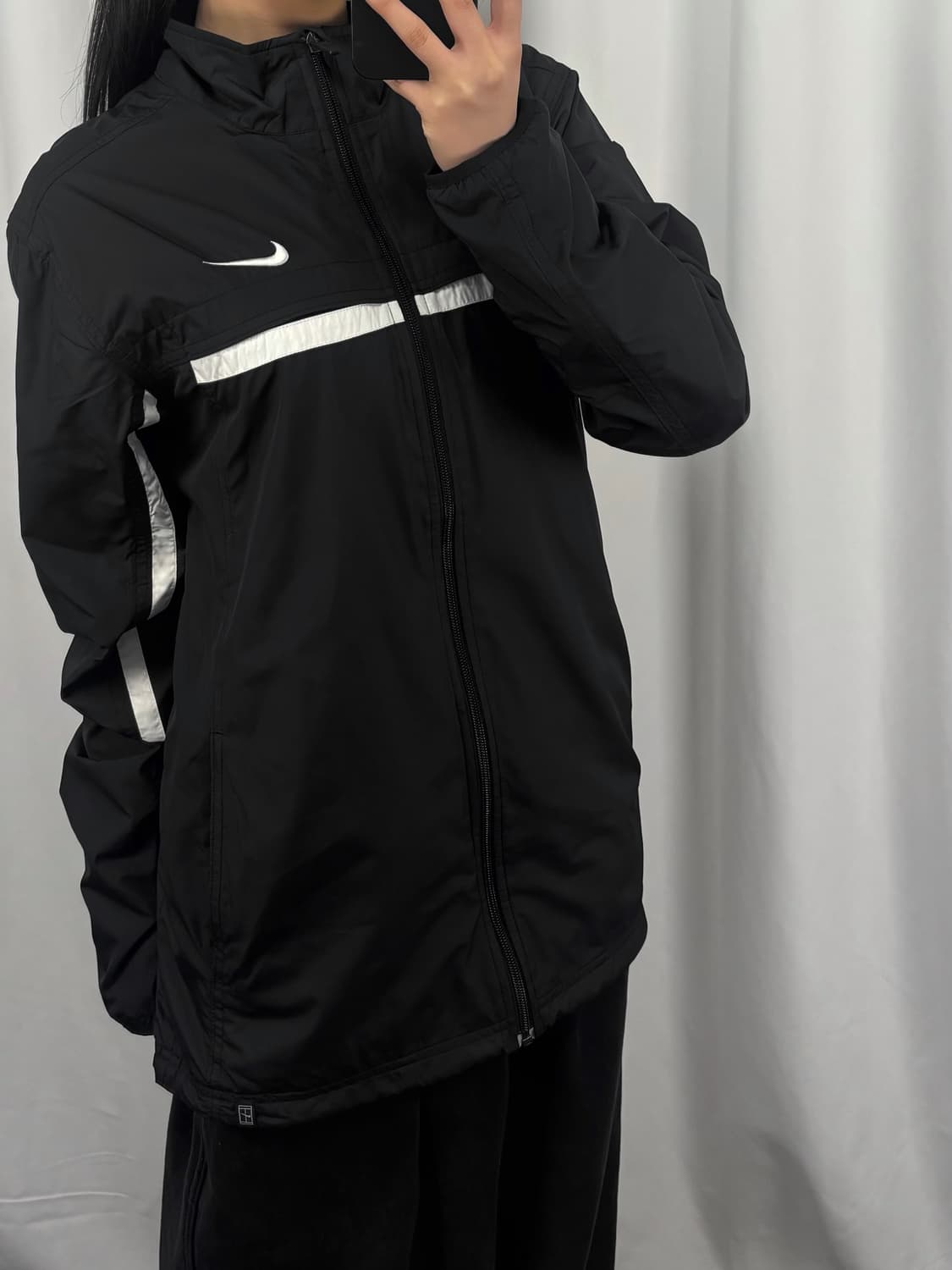 나이키 스우시 블랙 바람막이 자켓 상품이미지1