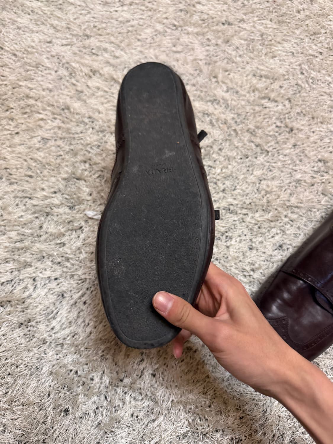 프라다 몽크 스트랩 브라운 상품이미지8