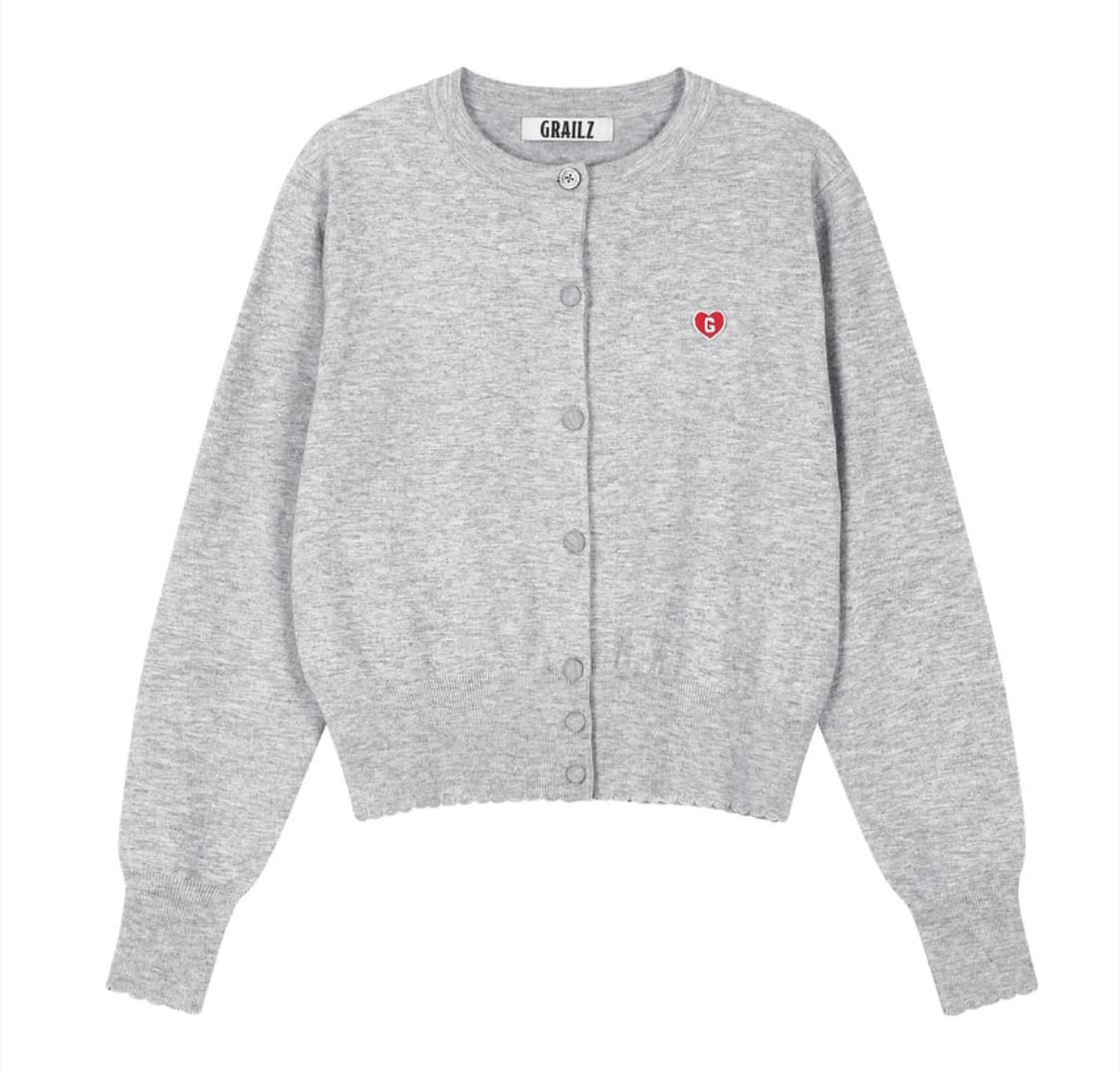 그레일즈 SIGNATURE HEART CARDIGAN 가디건 상품이미지3