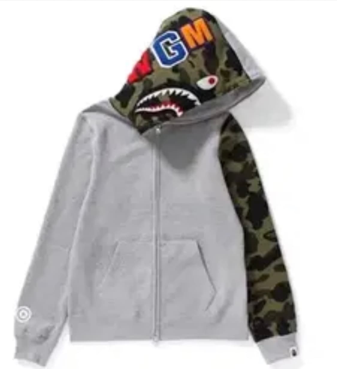 베이프 샤크후드 반카모 L 새상품 (급처 상품이미지1