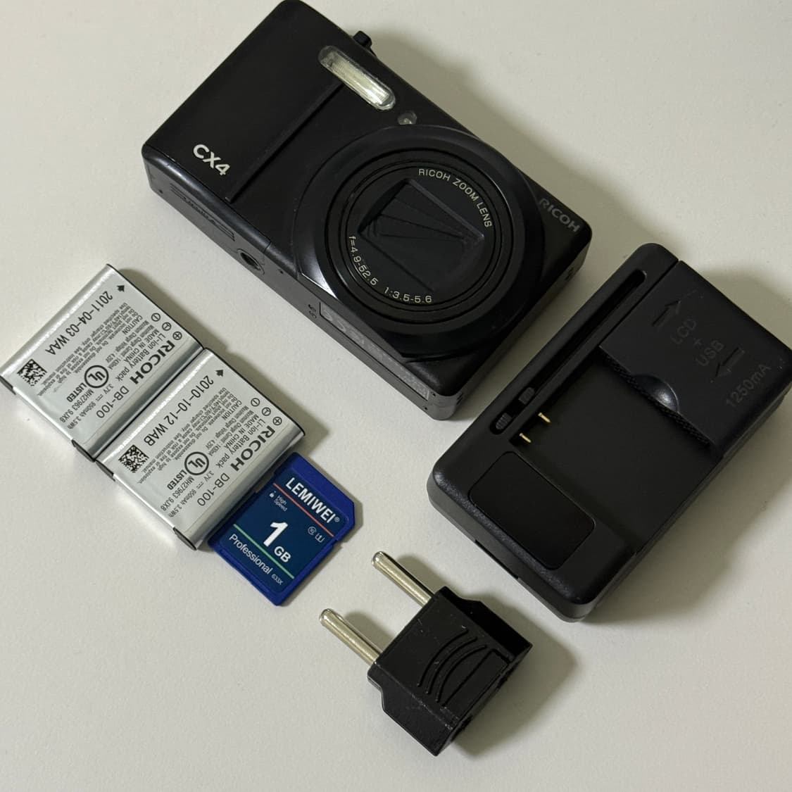 리코 ricoh cx4 빈티지 디카 디지털카메라 블랙 상품이미지1