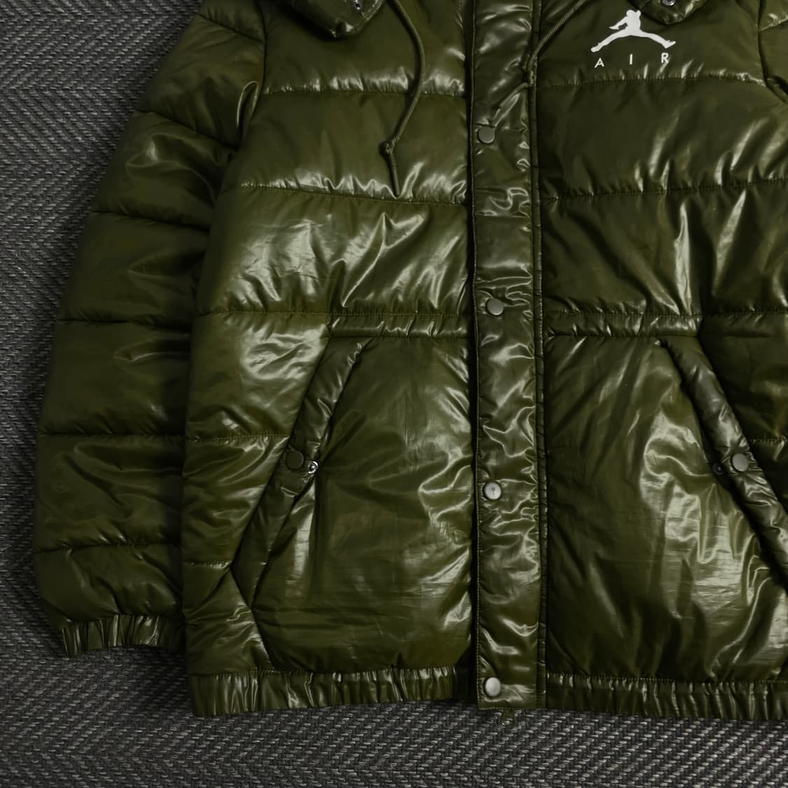 나이키 조던 점프맨 푸퍼 패딩 점퍼 카키y 3830 상품이미지4