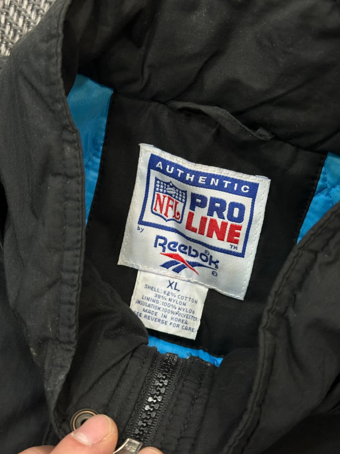 리복 x NFL 누빔롱자켓 상품이미지7