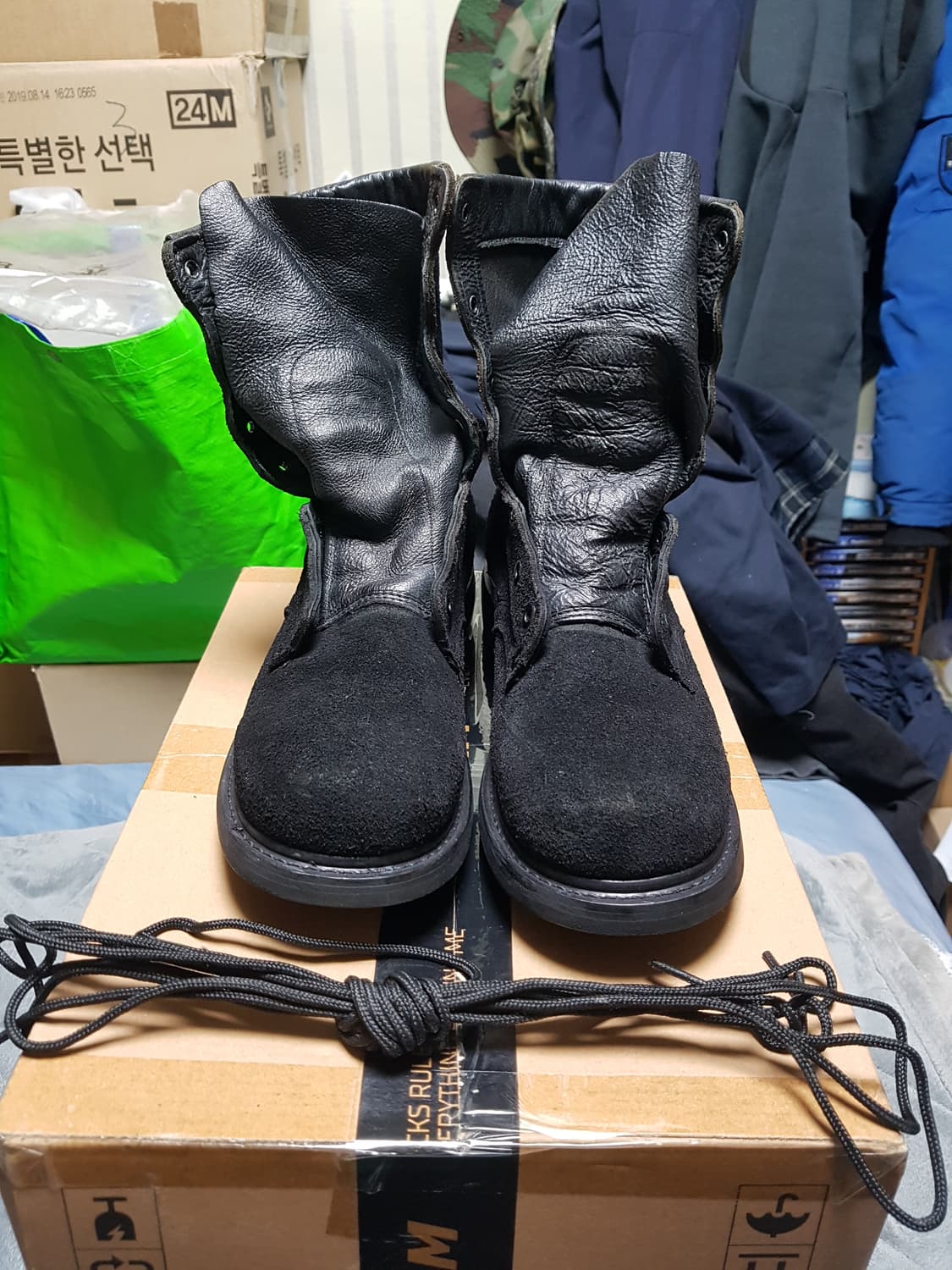 해병대 개선 봉합식 전투화 군화 255S 판매 상품이미지1