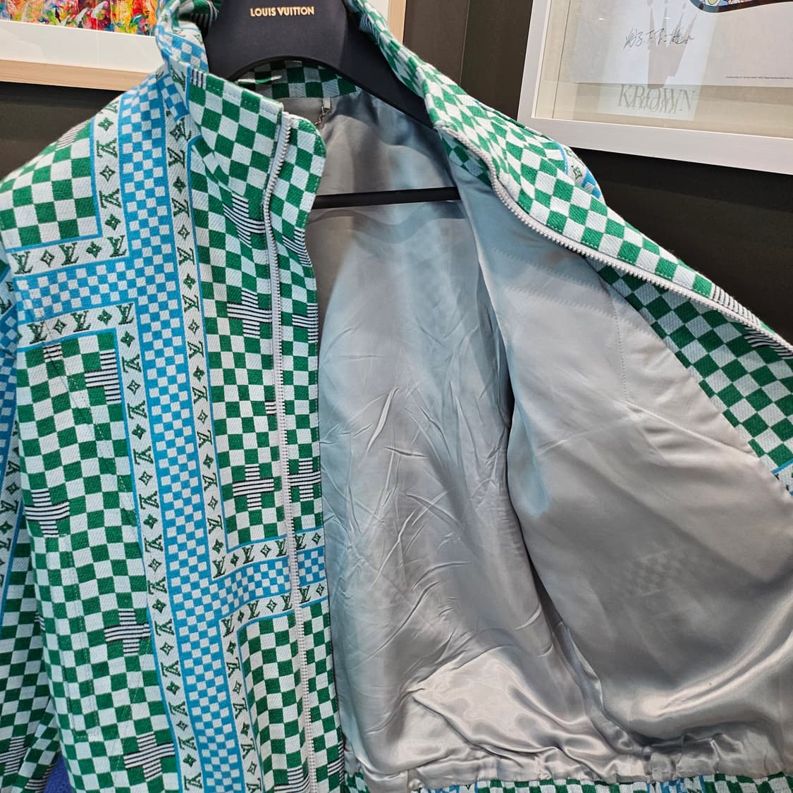 루이비통 다미에 시크  블루종 자켓 상품이미지4